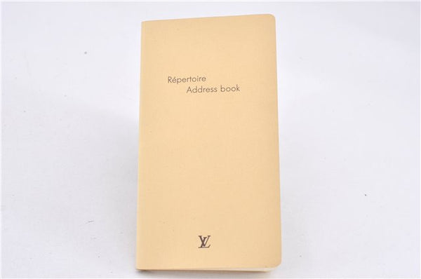 Auth Louis Vuitton Monogram Agenda Horizontal Notebook Cover R20008 LV 8035F