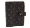 Authentic LOUIS VUITTON Monogram Agenda MM Day Planner Cover R20004 LV 8036C
