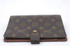 Authentic LOUIS VUITTON Monogram Agenda MM Day Planner Cover R20004 LV 8036C