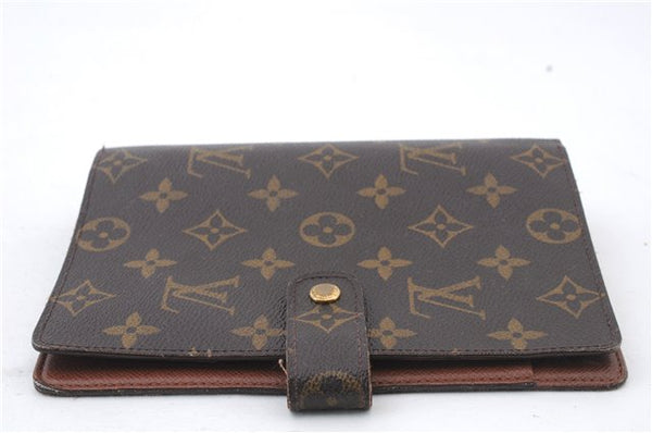 Authentic LOUIS VUITTON Monogram Agenda MM Day Planner Cover R20004 LV 8036C