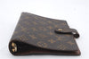 Authentic LOUIS VUITTON Monogram Agenda MM Day Planner Cover R20004 LV 8036C