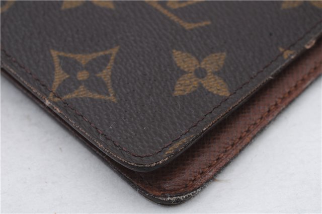Authentic LOUIS VUITTON Monogram Agenda MM Day Planner Cover R20004 LV 8036C