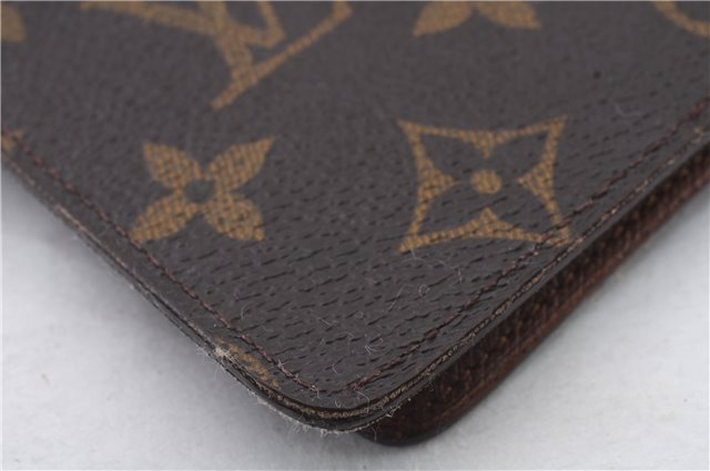 Authentic LOUIS VUITTON Monogram Agenda MM Day Planner Cover R20004 LV 8036C