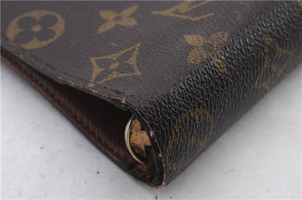 Authentic LOUIS VUITTON Monogram Agenda MM Day Planner Cover R20004 LV 8036C