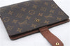 Authentic LOUIS VUITTON Monogram Agenda MM Day Planner Cover R20004 LV 8036C