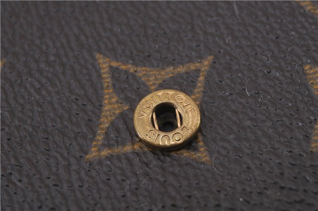 Authentic LOUIS VUITTON Monogram Agenda MM Day Planner Cover R20004 LV 8036C