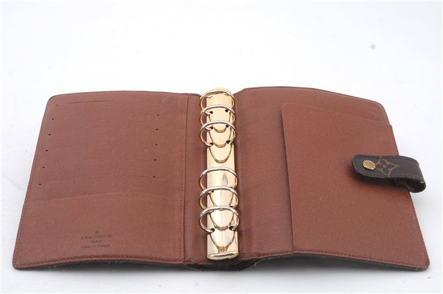 Authentic LOUIS VUITTON Monogram Agenda MM Day Planner Cover R20004 LV 8036C