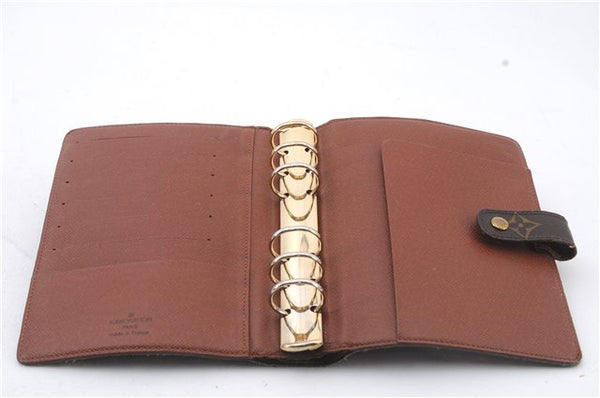 Authentic LOUIS VUITTON Monogram Agenda MM Day Planner Cover R20004 LV 8036C