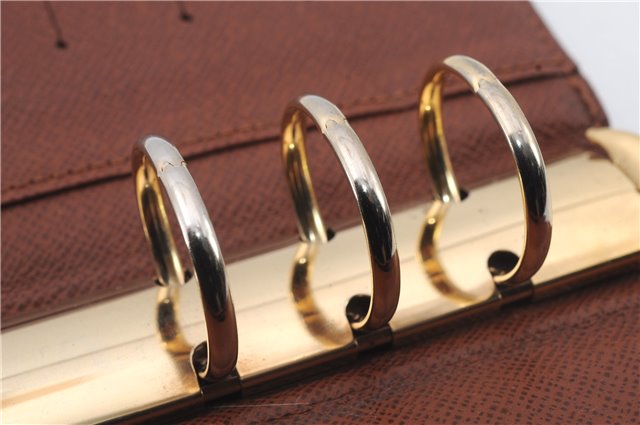 Authentic LOUIS VUITTON Monogram Agenda MM Day Planner Cover R20004 LV 8036C