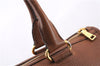 Authentic PRADA Vintage Leather Nappa 2Way Shoulder Tote Bag Brown 8036E