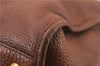 Authentic PRADA Vintage Leather Nappa 2Way Shoulder Tote Bag Brown 8036E