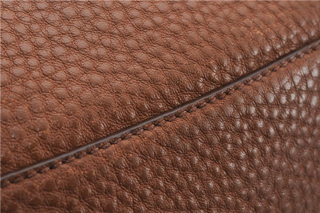 Authentic PRADA Vintage Leather Nappa 2Way Shoulder Tote Bag Brown 8036E