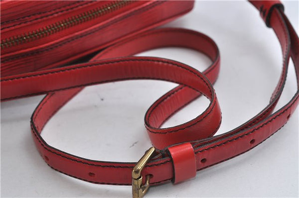 Auth LOUIS VUITTON Epi Jeune Fille Shoulder Cross Body Bag Red M52157 LV 8037C