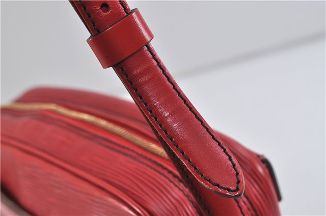 Auth LOUIS VUITTON Epi Jeune Fille Shoulder Cross Body Bag Red M52157 LV 8037C