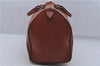 Authentic Louis Vuitton Epi Speedy 40 Hand Boston Bag Brown M42983 LV 8037D
