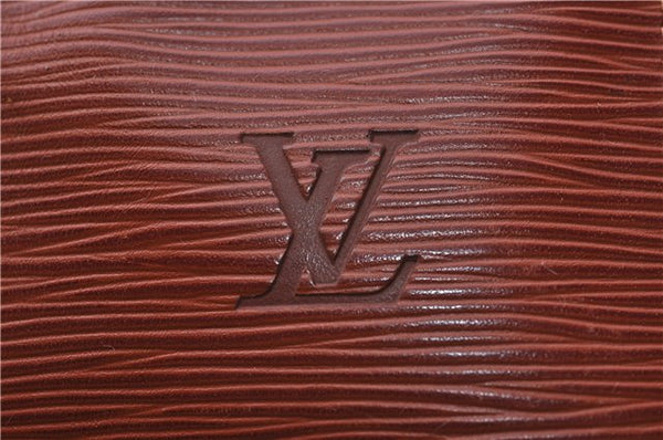 Authentic Louis Vuitton Epi Speedy 40 Hand Boston Bag Brown M42983 LV 8037D