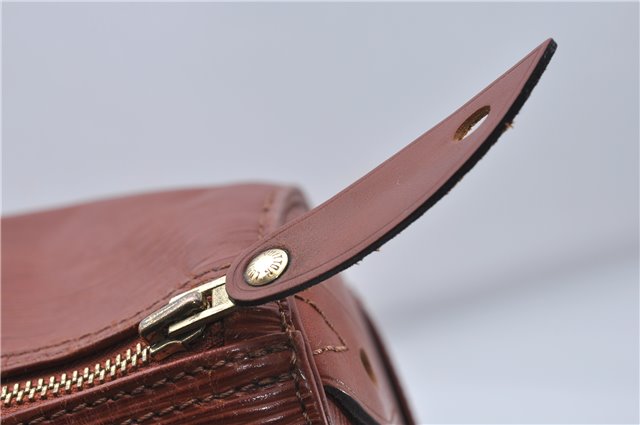 Authentic Louis Vuitton Epi Speedy 40 Hand Boston Bag Brown M42983 LV 8037D