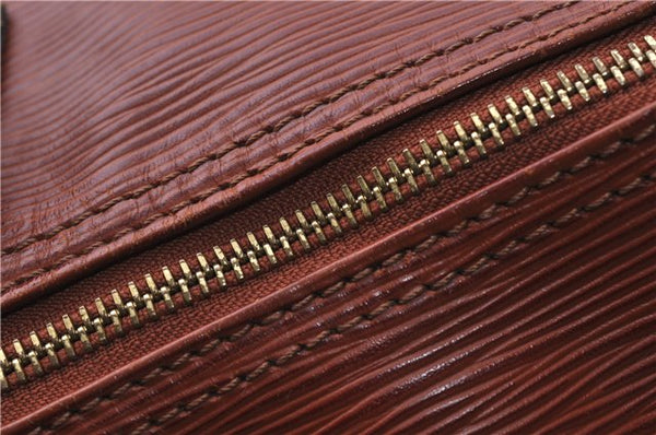 Authentic Louis Vuitton Epi Speedy 40 Hand Boston Bag Brown M42983 LV 8037D