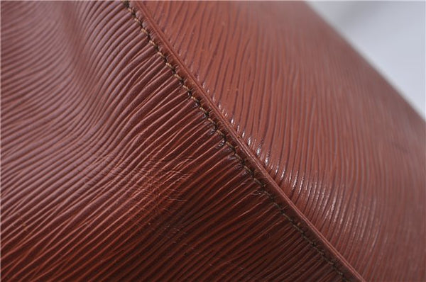 Authentic Louis Vuitton Epi Speedy 40 Hand Boston Bag Brown M42983 LV 8037D