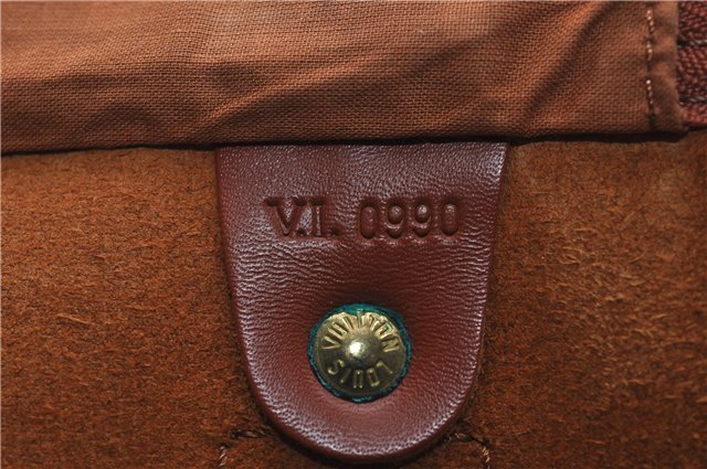 Authentic Louis Vuitton Epi Speedy 40 Hand Boston Bag Brown M42983 LV 8037D