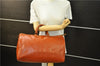 Authentic Louis Vuitton Epi Speedy 40 Hand Boston Bag Brown M42983 LV 8037D