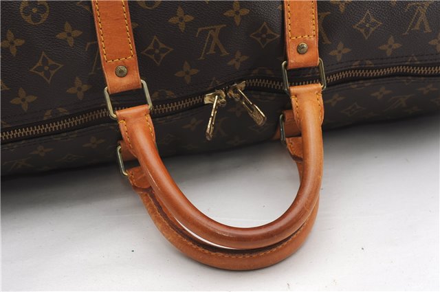 Authentic Louis Vuitton Monogram Keepall 55 Travel Boston Bag M41424 LV 8037F