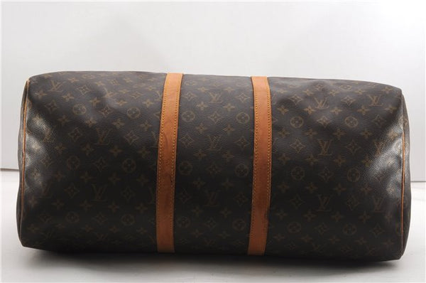 Authentic Louis Vuitton Monogram Keepall 55 Travel Boston Bag M41424 LV 8037F