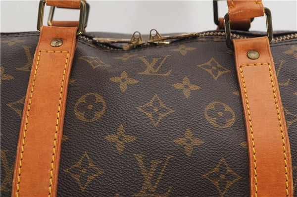 Authentic Louis Vuitton Monogram Keepall 55 Travel Boston Bag M41424 LV 8037F