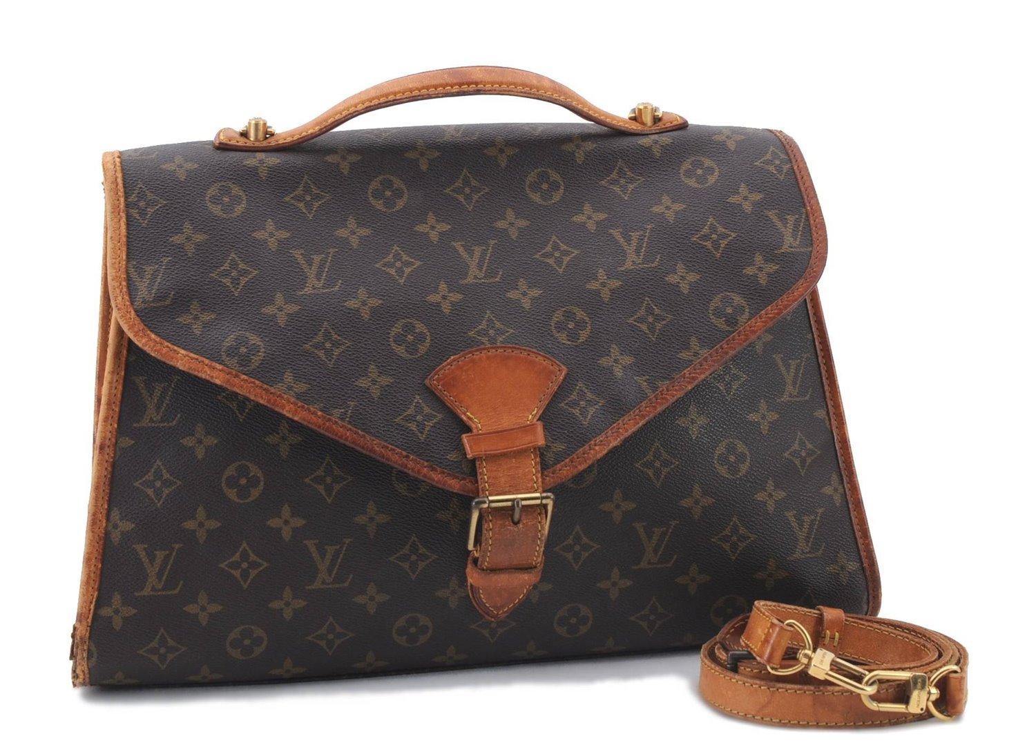 Auth LOUIS VUITTON Monogram Beverly 41 2Way Shoulder Hand Bag M51121 LV 8040C