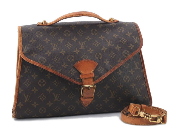 Auth LOUIS VUITTON Monogram Beverly 41 2Way Shoulder Hand Bag M51121 LV 8040C