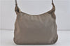 Authentic PRADA Nylon Plastic Shoulder Hand Bag Purse Gray 8041C