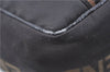 Authentic FENDI Vintage Nylon Leather Shoulder Tote Bag Black 8044C