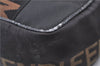 Authentic FENDI Vintage Nylon Leather Shoulder Tote Bag Black 8044C