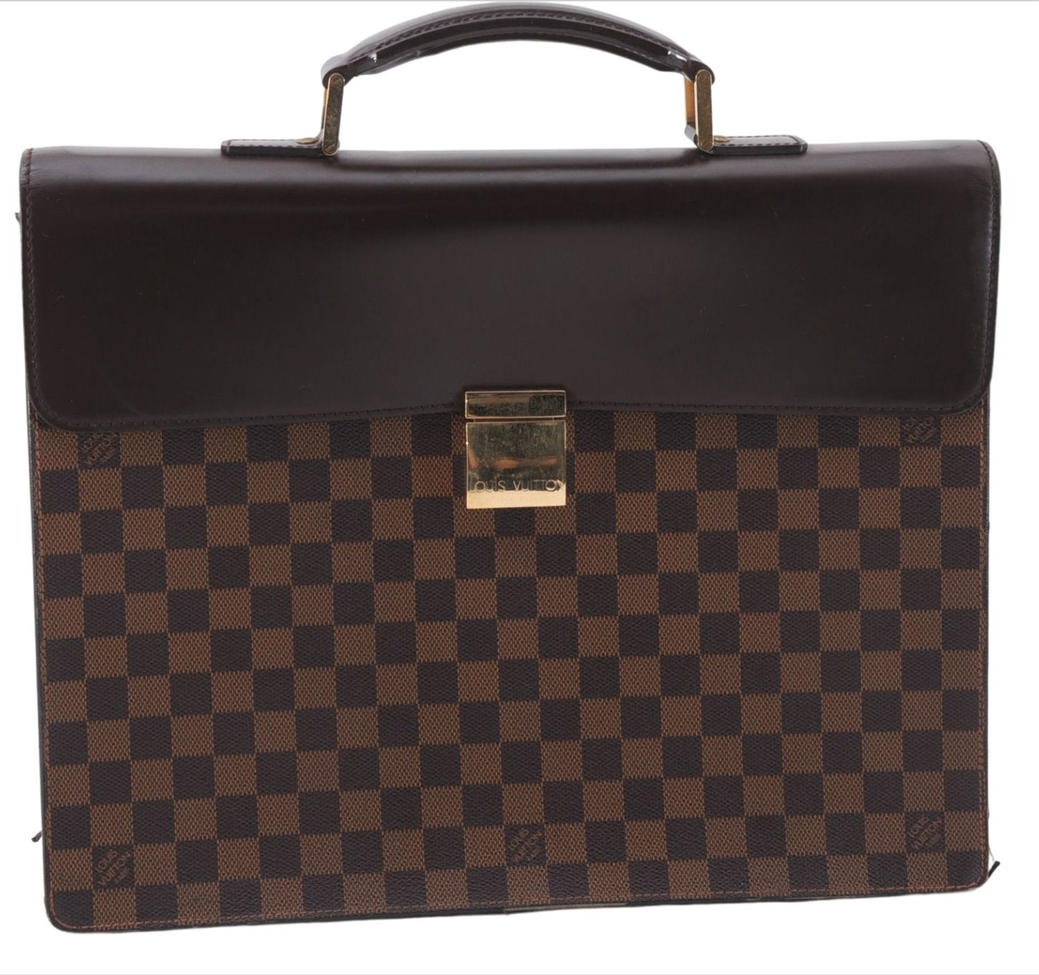 Authentic Louis Vuitton Damier Altona PM Briefcase Business Bag N53315 LV 8045E