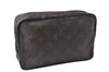 Auth Louis Vuitton Monogram Trousse Toilette 23 Clutch Hand Bag M47524 LV 8047D