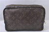Auth Louis Vuitton Monogram Trousse Toilette 23 Clutch Hand Bag M47524 LV 8047D