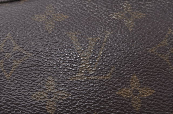 Auth Louis Vuitton Monogram Trousse Toilette 23 Clutch Hand Bag M47524 LV 8047D