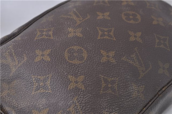 Auth Louis Vuitton Monogram Trousse Toilette 23 Clutch Hand Bag M47524 LV 8047D