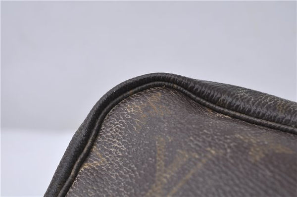 Auth Louis Vuitton Monogram Trousse Toilette 23 Clutch Hand Bag M47524 LV 8047D