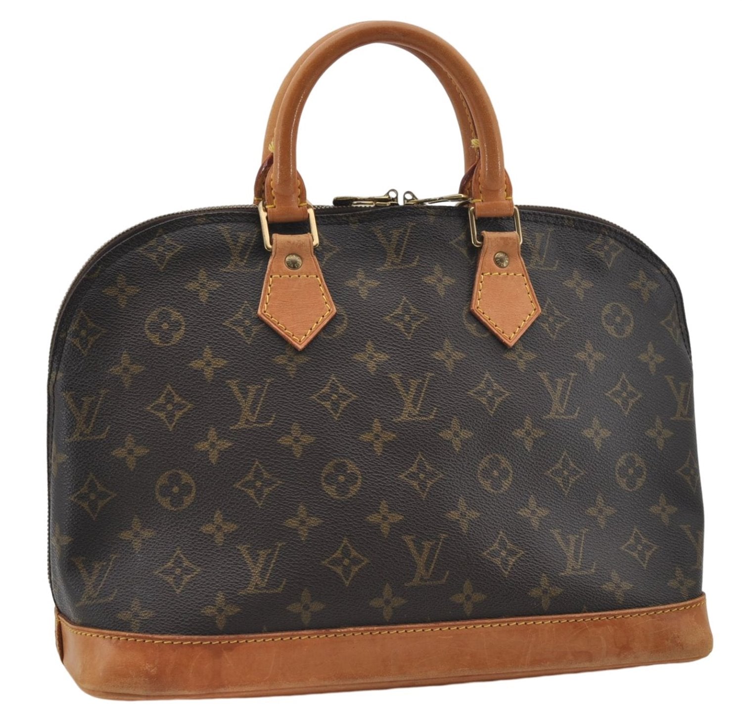 Authentic Louis Vuitton Monogram Alma Hand Bag Purse M51130 LV 8047E