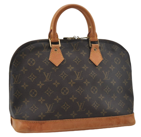 Authentic Louis Vuitton Monogram Alma Hand Bag Purse M51130 LV 8047E