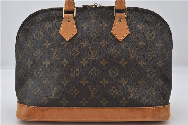 Authentic Louis Vuitton Monogram Alma Hand Bag Purse M51130 LV 8047E