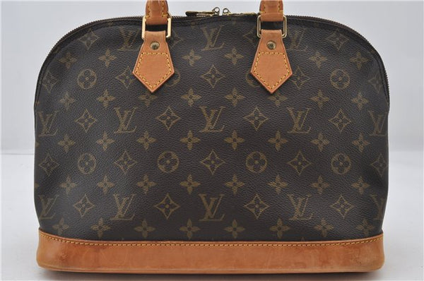 Authentic Louis Vuitton Monogram Alma Hand Bag Purse M51130 LV 8047E