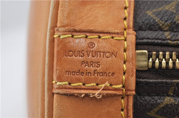Authentic Louis Vuitton Monogram Alma Hand Bag Purse M51130 LV 8047E