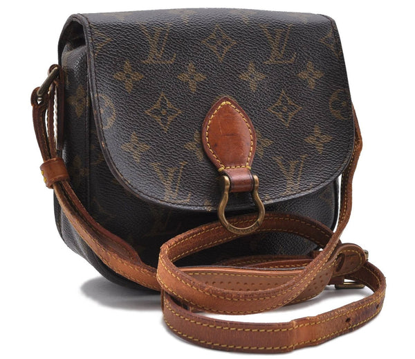 Auth LOUIS VUITTON Monogram Saint Cloud PM Shoulder Cross Bag M51244 LV 8048C