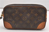 Authentic Louis Vuitton Monogram Marly Dragonne PM M51827 Clutch Hand Bag 8051F