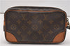 Authentic Louis Vuitton Monogram Marly Dragonne PM M51827 Clutch Hand Bag 8051F