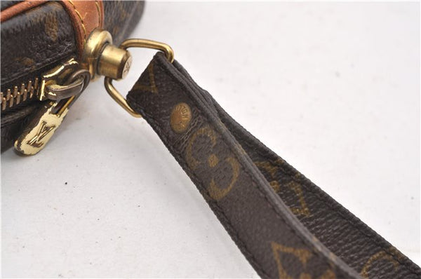 Authentic Louis Vuitton Monogram Marly Dragonne PM M51827 Clutch Hand Bag 8051F