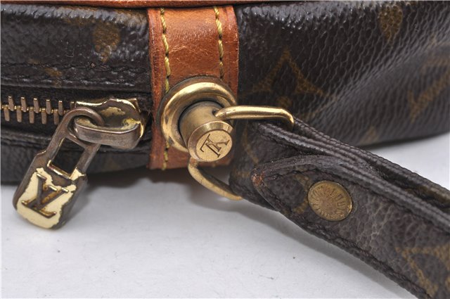 Authentic Louis Vuitton Monogram Marly Dragonne PM M51827 Clutch Hand Bag 8051F