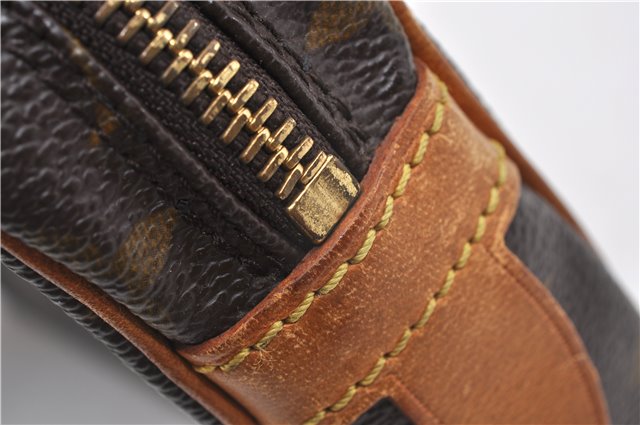 Authentic Louis Vuitton Monogram Marly Dragonne PM M51827 Clutch Hand Bag 8051F